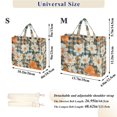 thumbnail image 2 of FORMRS Womens Corduroy Tote Bag Crossbody Shoulder Handbag with Pocket, Sunny Blooms, 2 of 7