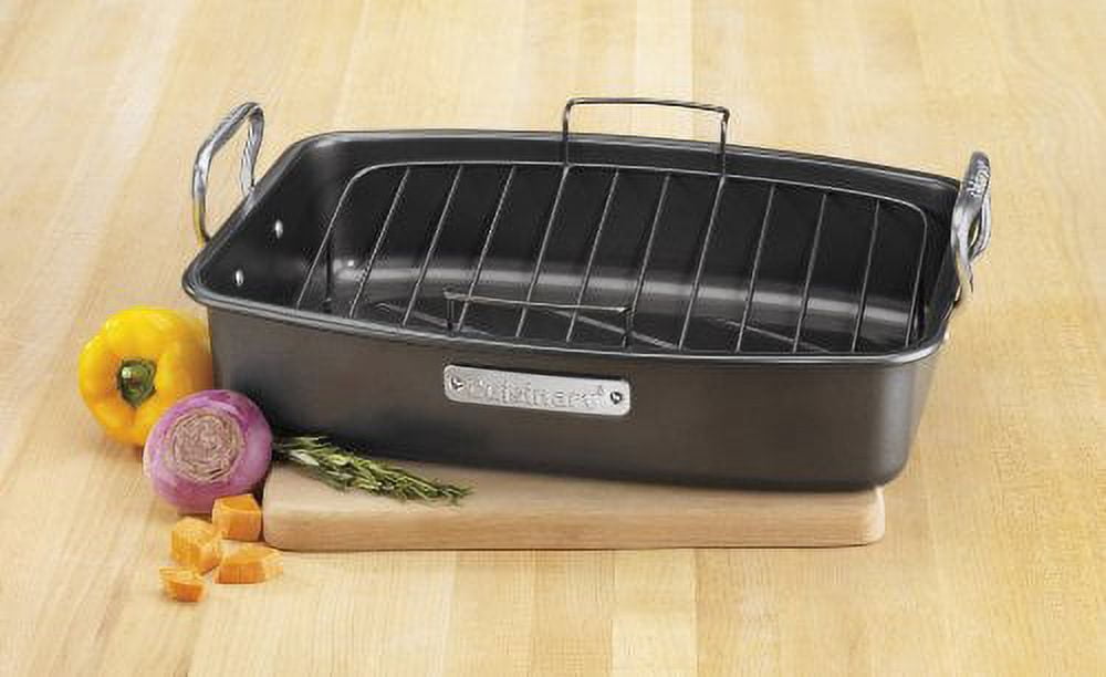  Cuisinart 7117-15NSR 15 Stainless Steel Roaster w/Non-Stick  Rack Chef's-Classic-Stainless-Cookware-Collection, Inch: Home & Kitchen
