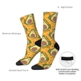 thumbnail image 4 of Fuzoiu Avocado Dog Print Athletic Crew Socks for Men & Women,Casual Crew Socks,Above Ankle Crew Socks for Business, Casual, 4 of 6