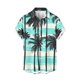 thumbnail image 1 of Camisetas de Lino para Hombres Vintage Bowling Manga Corta Cuello Cubano, Retro Playa Y Verano Hombre Manga Corta Botón Abajo Camisetas, 1 of 1