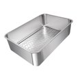 thumbnail image 4 of Caja de arena para gatos, inodoro para gatos, contenedor desmontable de lados altos, acero inoxidable resistente C, 4 of 8