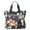 I, variant on Stylago Nylon Tote Bags for Women Fashion Print Large Shoulder Handbags Multiple Zipper Shopping Purse for Shopping Camping Green