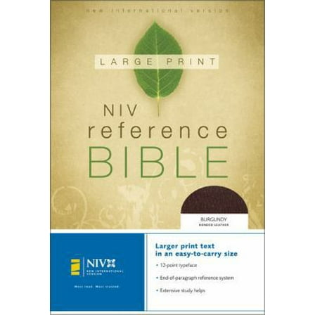Pre-Owned NIV Reference Bible, Personal Size (Burgundy Bonded Leather) (Unknown) 031090577X 9780310905776