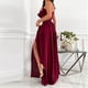 thumbnail image 5 of Vestidos Para Mujer Vestidos de Un Hombro Sólido Adelgazante Volantes Split Odeerbi  ODB159293, 5 of 8