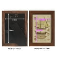 thumbnail image 4 of Antique Ship Plan II -Framed Print w/glass-Chestnut, 4 of 8