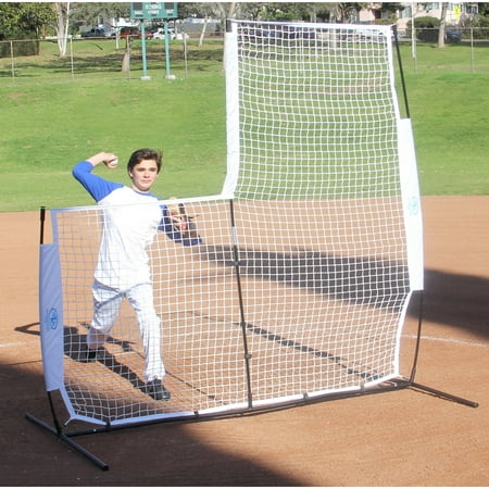 Elite Athlete Sports Training - Athletic Works 7' x 7' Baseball L-Screen Training Net