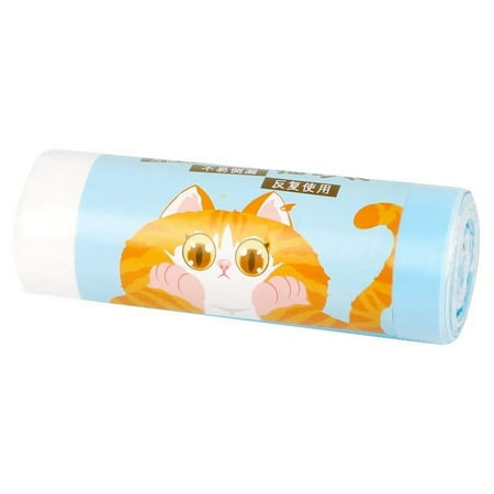 SIEYIO for Cat Pan Bags Drawstring Litter Box Liners Disposable Waste Bag Medium Large