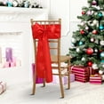 thumbnail image 5 of Gumesh Satin Red Chair Sashes for Wedding Chair Bows for Wedding, Banquet, Party Event Decor, Pack of 12, 5 of 6