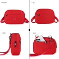 thumbnail image 4 of Bandolera MAXTOP roja pequeña para mujer con correa desmontable, 4 of 6