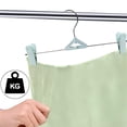 thumbnail image 3 of Perchas para pantalones y faldas NORTHERN BROTHERS, paquete de 30 unidades, azules, antideslizantes, 3 of 6