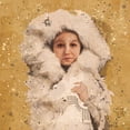 thumbnail image 2 of Wiley, Marta 20x20 Black Ornate Wood Framed with Double Matting Museum Art Print Titled - Eskimo Child III, 2 of 4