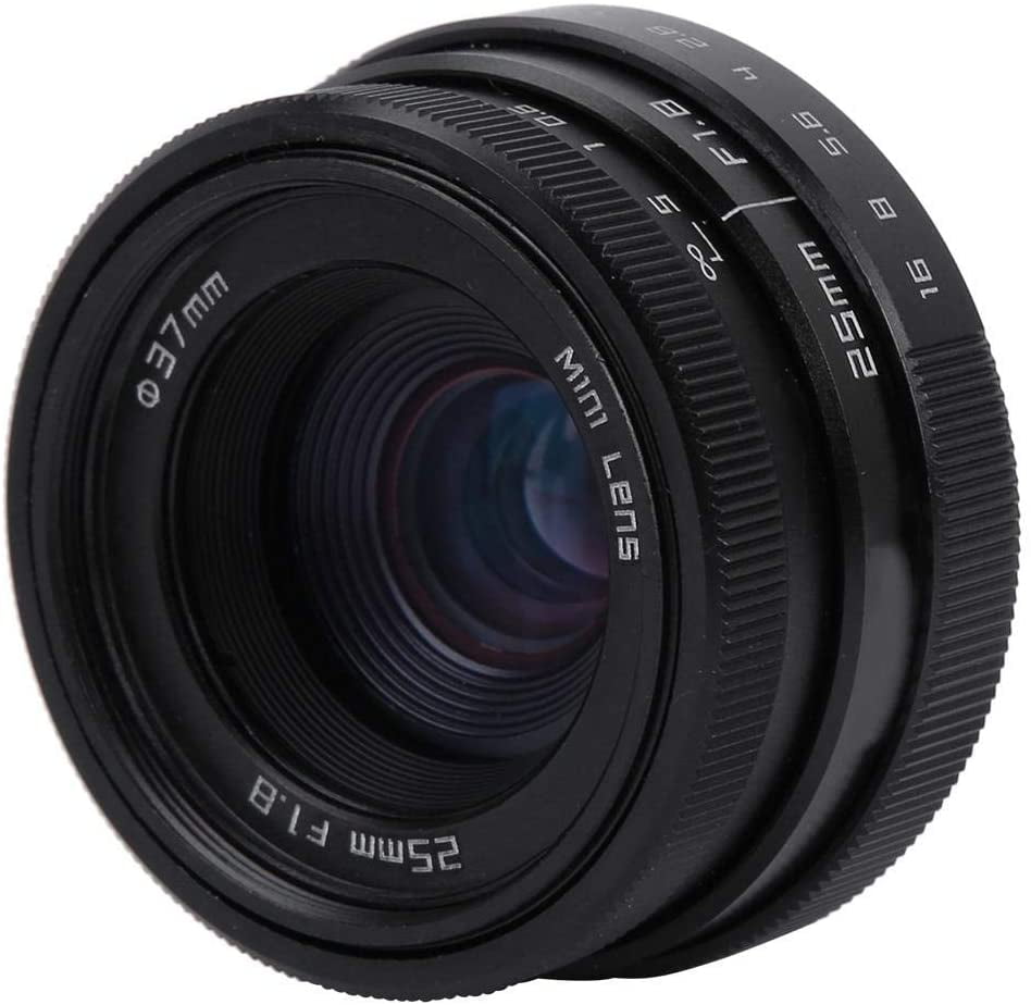 25mm F1.8 Mini CCTV C Mount Lens,Wide Angle Lens, CCTV Camera Lens,16mm
