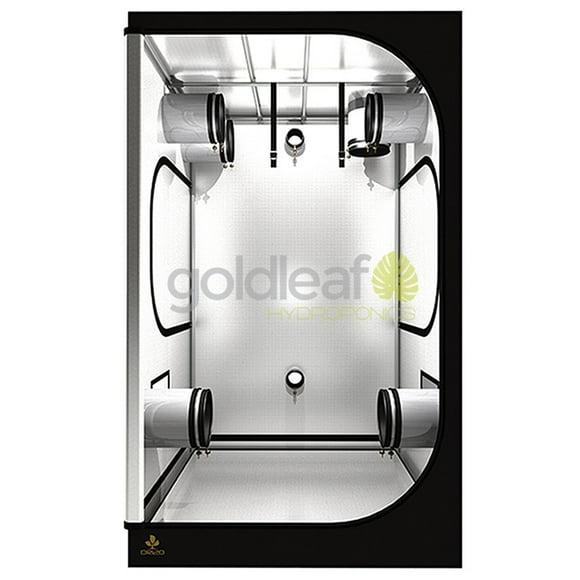 Secret Jardin DARKROOM 3.0 DR120, 47" x 47" x 79", Black Indoor Grow Equipment, Grow Tent