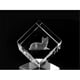 Asfour Crystal 1160-50-05 2 L x 2 H x 2 W. Animaux de Chat Gravés au Laser et Nature Découpée au Laser – image 1 sur 1