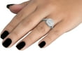 thumbnail image 4 of Pompeii 3/8Ct Vintage Natural Diamond Cushion Halo Shape Ring White Gold (H/I,I1-I2), 4 of 4