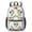 Pioneer Flower Floral-1, variant on Pioneer Flower Floral Print Pattern 17" School Backpacks for Teens,Waterproof Oxford Fabric,S-Shape Padded Straps for School,Travel,Hiking,Camping