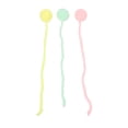 thumbnail image 2 of Pelotas de peluche para gatitos, 3 piezas de pelotas de peluche para gatos, juguetes interactivos para gatos optimizados para la excelencia, 2 of 8