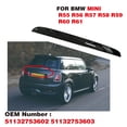 thumbnail image 1 of 51132753603 Chrome Hatch Rear Trunk Handle Replacement Compatible with BMW Mini Cooper R55 R56 R57 R58 R59 Tail Gate Handle, 1 of 7