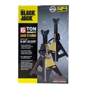 Torin Black Jack 6 Ton Steel Jack Stands Pair - T46002W