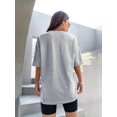 thumbnail image 2 of T-Shirts Imprimés pour Femmes Respirants d'Été Mode Col Rond Manches Courtes, 2 of 7