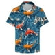 thumbnail image 2 of Camisa hawaiana con estampado 3D de peces para hombre, camisa colorida de manga corta con botones, divertida camisa de fiesta para playa, ropa para hombre, 2 of 4
