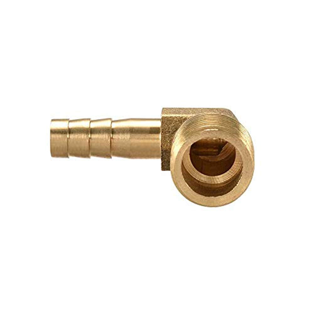 Brass 90° Elbow Barbed Hose Joiner Connector Male BSP to Water Air Fuel Tubing 