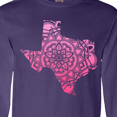 thumbnail image 4 of Inktastic Texas Silhouette Mandala Long Sleeve T-Shirt, 4 of 5