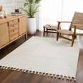 thumbnail image 5 of Hauteloom Guiling Living Room, Bedroom Area Rug - Contemporary - High Pile - Light Gray, Cream - 3'11" x 5'7", 5 of 11