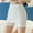 White, variant on PULLIMORE 3 Pcs Double Layers Front Crotch Safety Short Seamless Ice Silk Skirt Shorts (XL, 3 Colors)