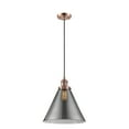 thumbnail image 2 of 201C-AC-G43-L-Innovations Lighting-Cone - 1 Light Cord Hung Mini Pendant In Industrial Style-14 Inches Tall and 12 Inches Wide-Antique Copper, 2 of 5