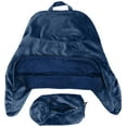 thumbnail image 2 of Medium Husband Pillow - Cover Only - Cozy Microfiber Bed Rest Pillow Cover with Arms - Array of Colors - Generous Side and Back Pockets - Perfect Fit for Your Favorite Comfy Reading Pillow, Dark Blue, 2 of 8