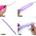 thumbnail image 3 of Multicolor Balloons,260 Long Balloons for Balloon Garland Thickening Skinny Latex Twisting Animals Modeling Christmas Birthday Wedding Party Festival Decorations,100 Pcs, 3 of 8