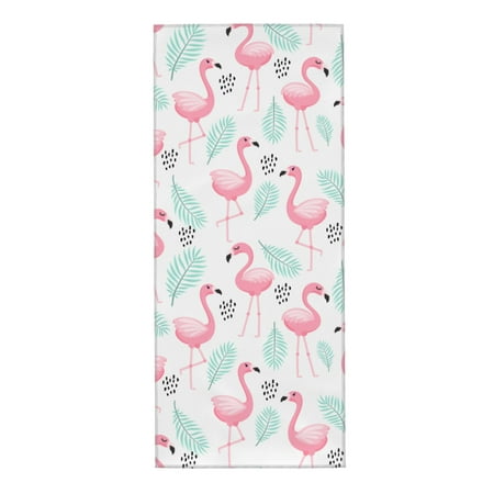 

Home Towels Flamingo Absorbent Hanging Hand Towel Small Bath Towel Decorative Kitchen Dish Guest Towel For Spa Gym Hote 12x27.5in