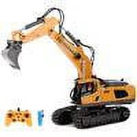 Remote Control Digger 1 20 Toy Digger Remote Control Digger Excavator Toys 11CH Engineering Sand Digger Construction Vehicle Toy RC Excavator Toy Cars for Kids