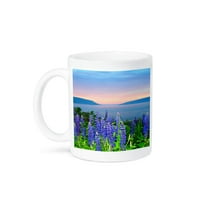 3dRose, Lupines Grow Digby Nova Scotia Background, 11oz Mug
