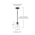 thumbnail image 2 of Capital Lighting 328511BN-449 Greyson 5" Wide Mini Pendant - Nickel, 2 of 7