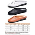 thumbnail image 2 of Woobling Womens Mules & Clogs Slip On Loafers Closed Toe Slides Lightweight Flats Work Slippers White 7.5, 2 of 9
