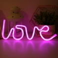 thumbnail image 2 of Coloody Love Neon Signs Led Neon Light Art Decorative Lights Wall Decor-Pink Love, 2 of 3