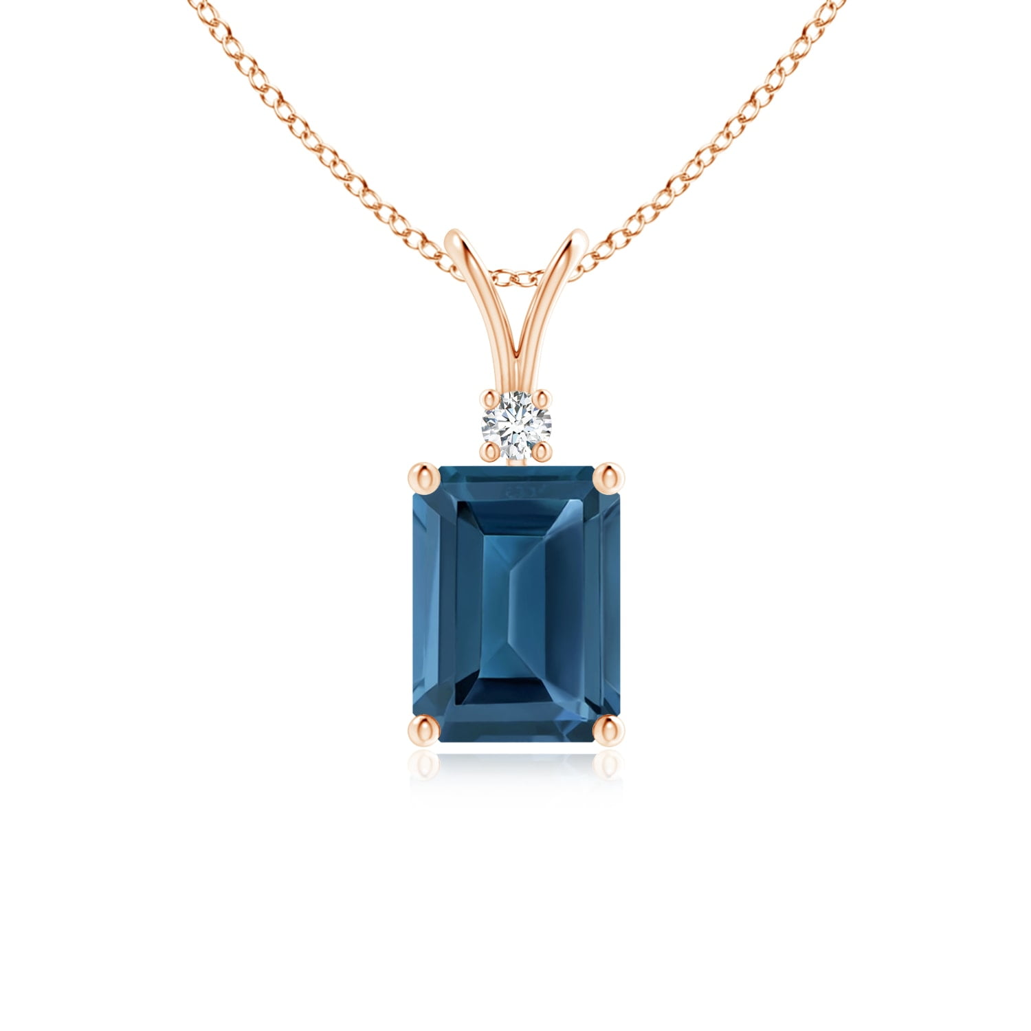 1.95 ct. London Blue Topaz Pendant 