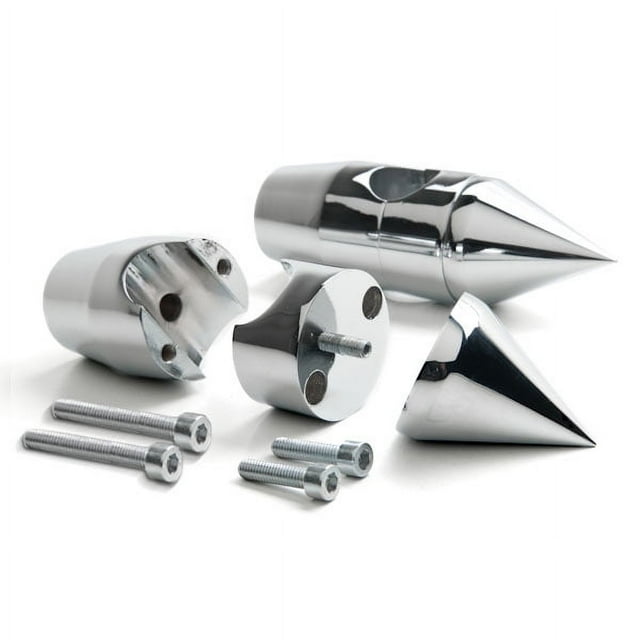 Krator New Chrome Motorcycle 1" Handlebar 2.25" Risers Compatible with Harley Davidson Electra Glide Classic
