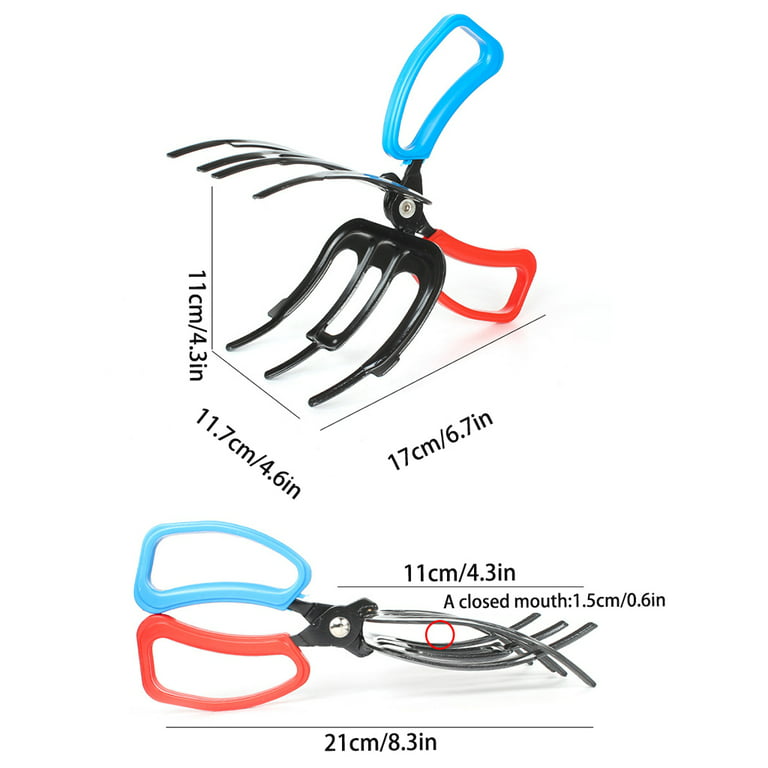 RABBITH Fishing Pliers Gripper Metal Fish Control Clamp Claw Tong Grip  Tackle Tool Control Forceps for Catch Fish Fishing Accessories 