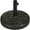 Bronze, variant on Outsunny 40lbs. Umbrella Base with Rattan Effect, Round Umbrella Stand, Black