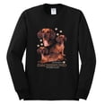 thumbnail image 2 of If It's Not a Dachshund It's Just a Dog Gift | Mens Dog Lover Long Sleeve T-Shirt, Black, Small, 2 of 3