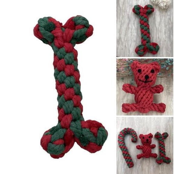 Cheers.US Dog Chew Toys Cute Bite Resistant Multi-style Animal Design Cotton Rope Dog Toys Tear Resistant, Cute, Colorfast,Suitable for Small Dogs and Medium Dogs