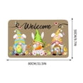 thumbnail image 3 of Weloille Easter Area Rug, Cartoon Rabbit Egg Pattern Non-Slip Floor Carpet, Soft Washable Absorbent Decor Mat for Living Room Bedroom Entryway Easter Home Decor, 3 of 6