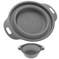"ATB Brand Collapsible Silicone Strainer Colander 11.8"" for Vegetables