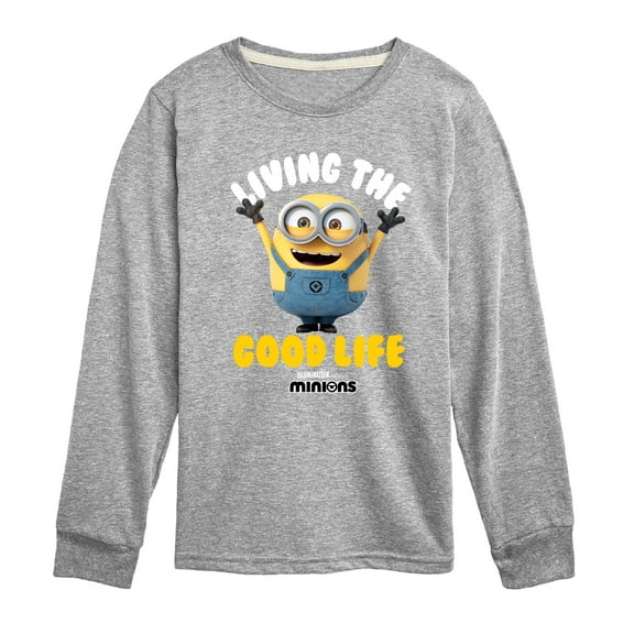 Despicable Me Minions - Living The Good Life - Toddler & Youth Long Sleeve Graphic T-Shirt