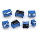 thumbnail image 5 of Módulo de interruptor deslizante de 5 piezas, 1, 2, 3, 4, 5, 6, 7, 8, 10 pines/1,27/2,54 mm, posición, paso DIP/SMD, interruptor de palanca, dial de interruptor a presión azul, 5 of 5