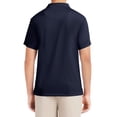thumbnail image 2 of Camisa Polo IZOD de Manga Corta para Hombre Azul Marino, 2 of 2