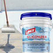 Lanco Siliconizer Acrylic Elastomeric White Reflective Roof Sealer, 5 gallon